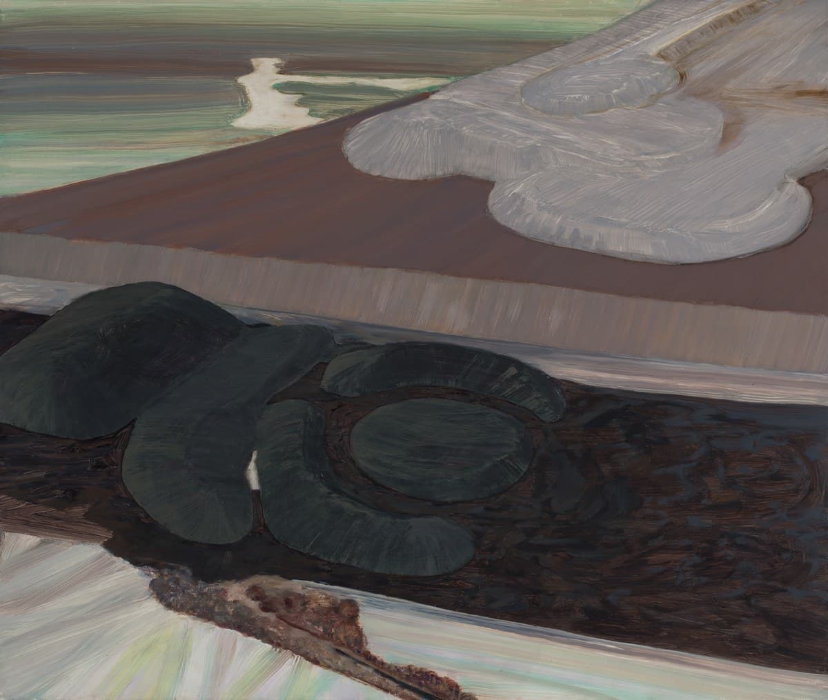 Carol Rhodes, Coal, 2008 - 2009. Courtesy van Alison Jacques, London. Foto: Ian Marshall