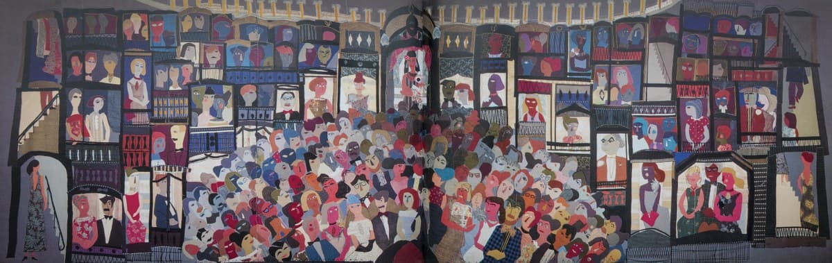 Marijke Stultiens, Schouwburg Sittard (detail), 1957. Collectie Gemeente Sittard. Foto: Frans Lahaye.
