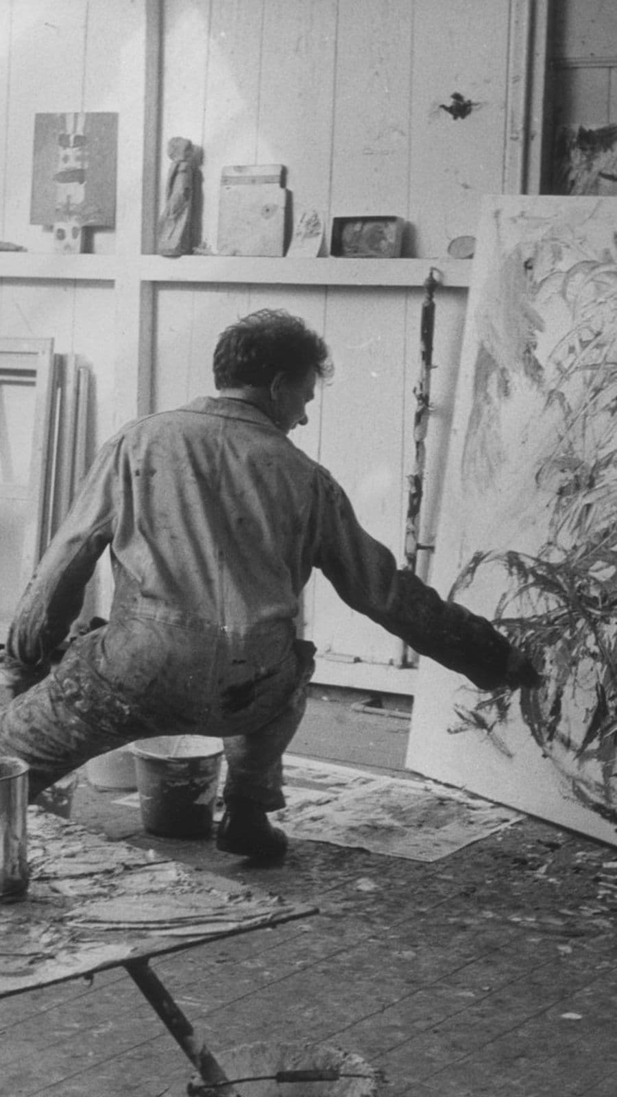 Ger Lataster in atelier