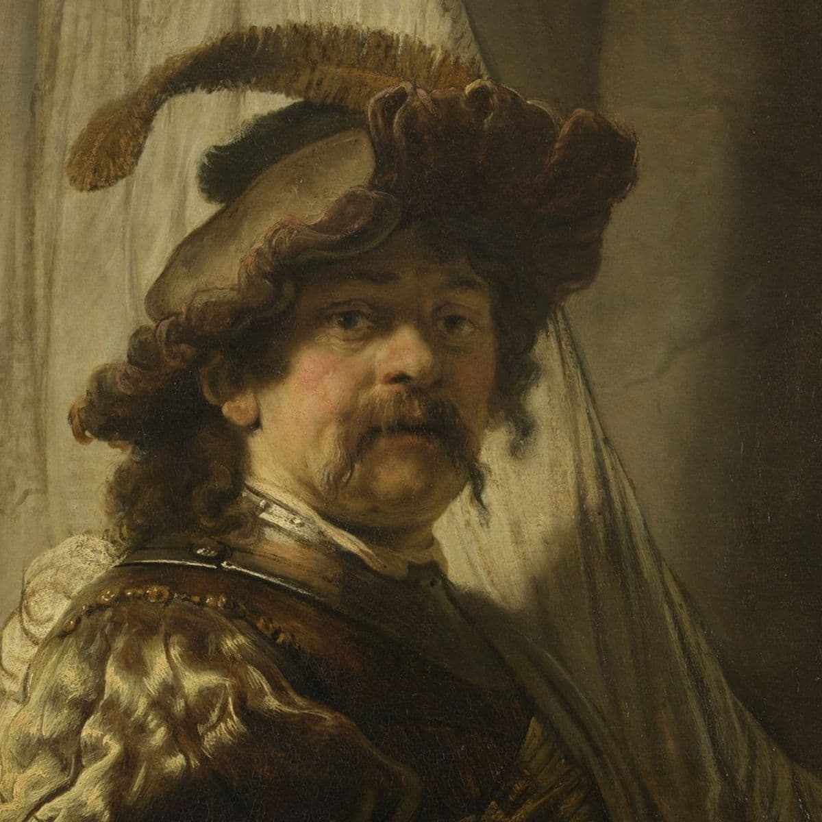 Rembrandt, The Standard Bearer, 1636, oil on canvas, 118.8 × 96.8 cm. Collection Rijksmuseum. Purchased by the Dutch State with support from the members of the Rembrandt Association, the VriendenLoterij and the Rijksmuseum Fund.