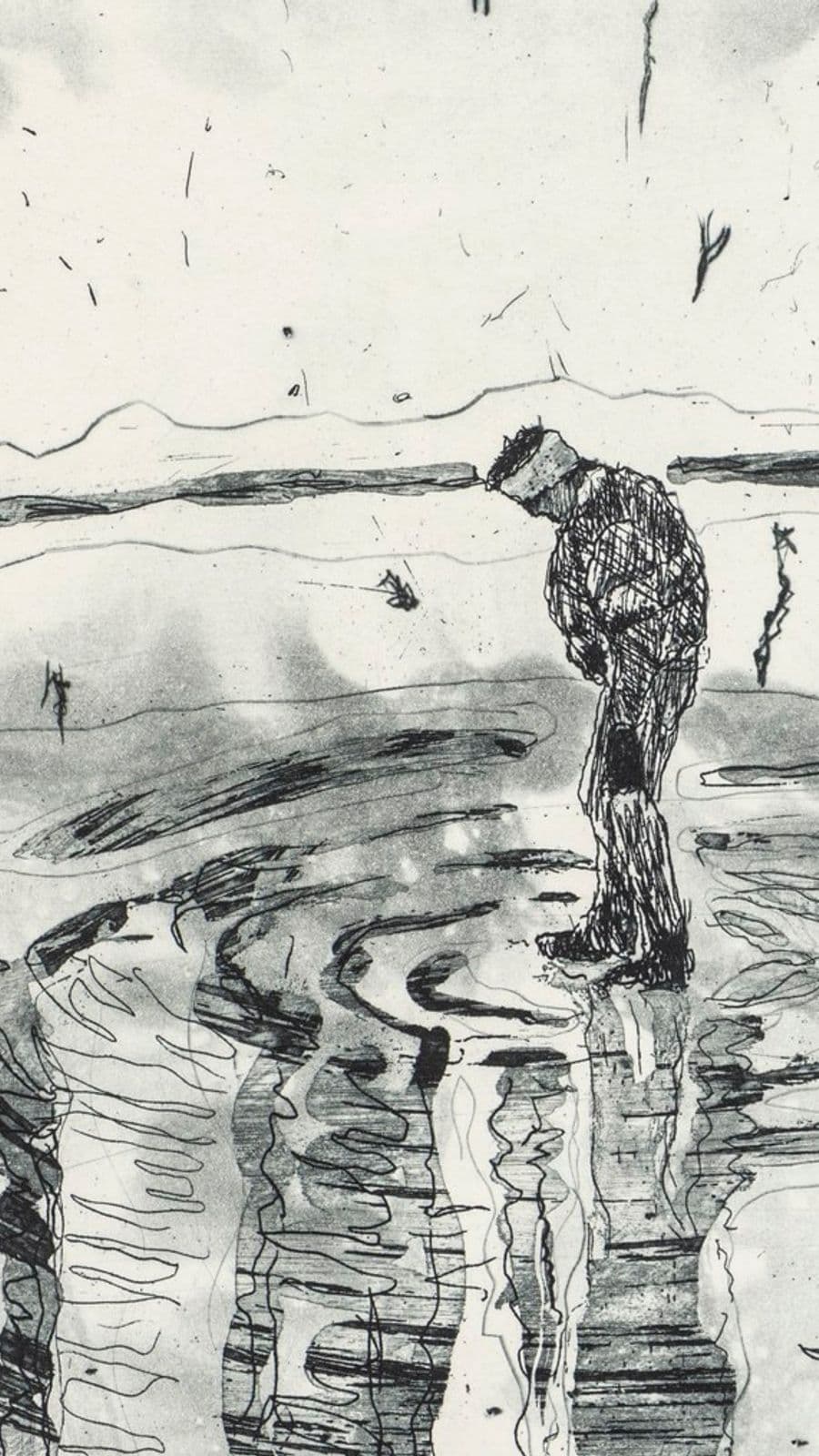 Peter Doig, Blotter, 1996, Bonnefantenmuseum. Foto: Peter Cox.