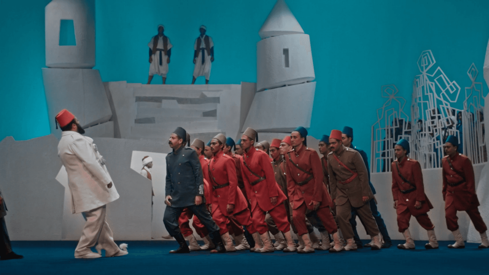Wael Shawky, Drama 1882, 2024, 4K Video (colour, sound), VFX, Arabic with English subtitles. Courtesy the artist and Sfeir-Semler Gallery Beirut/Hamburg