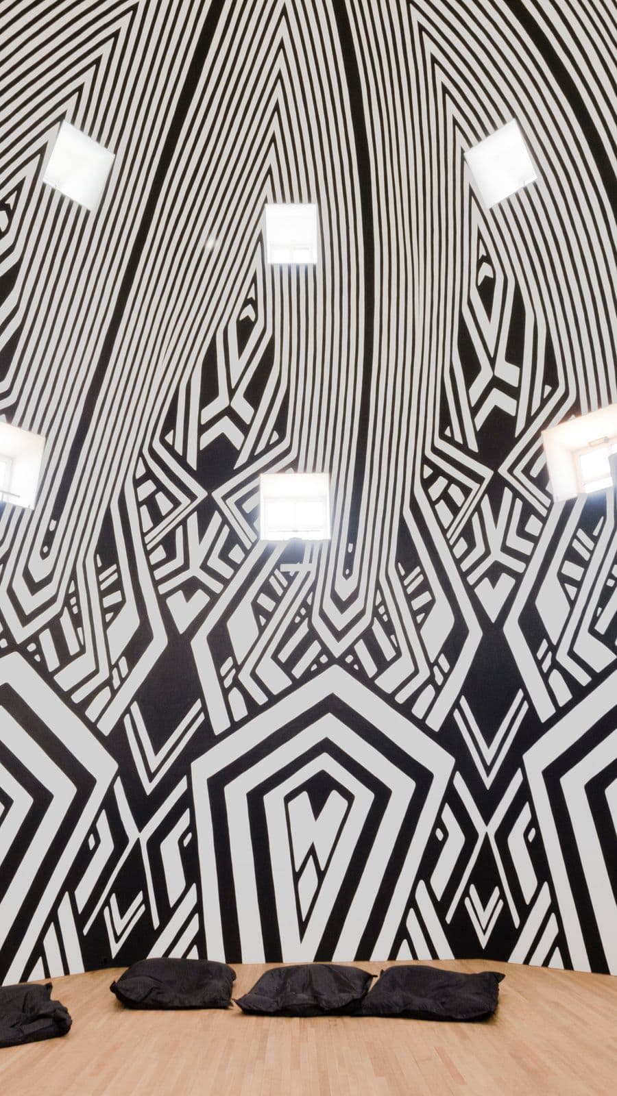 Zaaloverzicht, Stanley Donwood, Optical Glade, Peter Cox_horizontaal
